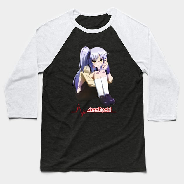 Angel Beats! - Tachibana Kanade Baseball T-Shirt by Artevak